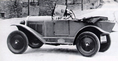 Opel grenouille (coté/arrière)